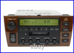 00-01 Lexus ES300 AM FM Radio Receiver Cassette Player 86120-33320