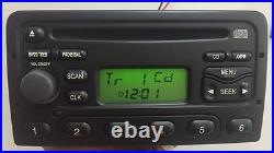 00-02 Ford Focus Oem Radio Stereo Am/fm Single Disc CD Player