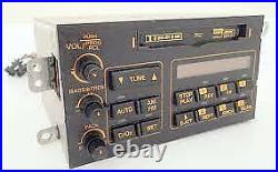 1990 -1991 C4 Corvette Bose Gold Gray with Orange Trim Radio Cassette No CD