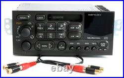 1995-2002 Chevrolet Isuzu GMC Car Stereo AM FM Cassette Player w Aux RCA Output 1995-2002 Chevrolet Isuzu GMC Car Stereo AM FM Cassette Player w Aux RCA Output