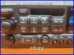1996-2002 CHEVY BLAZER S10 CASSETTE TAPE PLAYER RADIO Delco Tested w LED ACTUAL