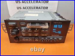 1996-2002 CHEVY BLAZER S10 CASSETTE TAPE PLAYER RADIO Delco Tested w LED ACTUAL