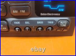 1996-2002 CHEVY BLAZER S10 CASSETTE TAPE PLAYER RADIO Delco Tested w LED ACTUAL