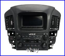 1999-03 Lexus RX300 AM FM Radio Cassette Player w Display 86120-48050 OPT P1714