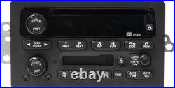 2000-01 Chevrolet Impala Monte Carlo AM FM Radio CD Cassette Player 09379071 UP0