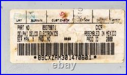 2000-01 Chevrolet Impala Monte Carlo AM FM Radio CD Cassette Player 09379071 UP0