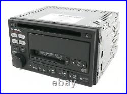2000-02 Subaru Legacy AM FM Radio CD Cassette Player 86201AE12A Face P121
