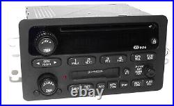2000-05 Chevrolet Impala AM FM Radio Cassette Single Disc CD Player 09394159 UP0