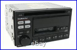2000-2002 Subaru Legacy AM FM Radio Cassette CD Player 86201AE12A Face P121 2000-2002 Subaru Legacy AM FM Radio Cassette CD Player 86201AE12A Face P121