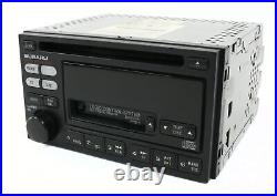 2000-2002 Subaru Legacy AM FM Radio Cassette CD Player 86201AE12A Face P121