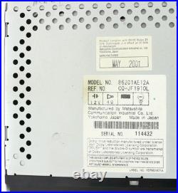 2000-2002 Subaru Legacy AM FM Radio Cassette CD Player 86201AE12A Face P121