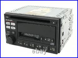 2000-2002 Subaru Legacy OEM AM FM Radio CD Cassette Player 86201AE12A Face P121