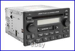 2001-2002 Honda Accord Radio AM FM Cassette 6 Disc CD Player 39100-S84-A300 1TA1