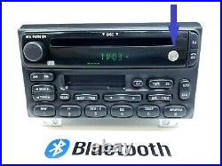 2001-2005 Ford OEM CD Cassette Tap Player Radio Stereo Upgraded With Bluetooth