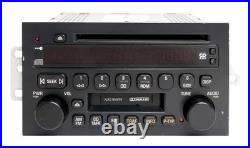 2002-03 Buick Rendezvous OEM AM FM Cassette CD Player Radio 9359504 Opt Code U1Q