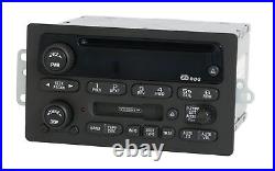 2002-03 Chevy GMC Trailblazer Envoy Radio AM FM Cassette CD Player Part 15058225