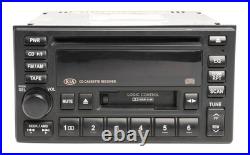 2002-05 Kia Sedona AM FM Radio Dolby Cassette Single Disc CD Player 1K5LC66860