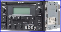 2002 Volkswagen Golf AMFM Radio Stereo-Cassette CD Player Model Number 3B7035180