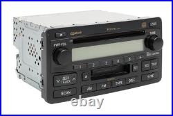 2003-2004 Toyota Tundra Radio AM FM 6 Disc CD Cassette Player 86120-0C091 A56834