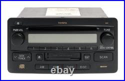 2003-2005 Toyota Sequoia AM FM Radio Cassette CD Player 86120-0C071 16854