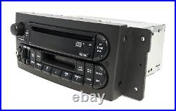 2004-08 Chrysler Pacifica AMFM Radio CD Cassette Player AUX P05082467AC Face RBP
