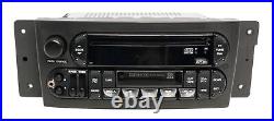 2004-08 Chrysler Pacifica AMFM Radio CD Cassette Player AUX P05082467AC Face RBP
