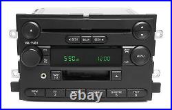 2004 Ford F-150 AM FM Radio Single CD Cassette Player w Aux Input 4L3T-18C868-FC