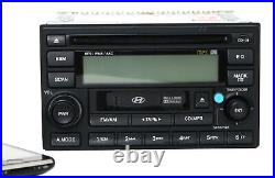2005-06 Hyundai Tuscon AM FM Radio mp3 CD Cassette Player Bluetooth 96180-2E101