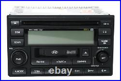 2005-2006 Hyundai Tuscon AMFM Radio mp3 CD Cassette Player WMA AAC 96180-2E101