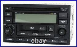 2005-2006 Hyundai Tuscon AMFM Radio mp3 CD Cassette Player WMA AAC 96180-2E101 2005-2006 Hyundai Tuscon AMFM Radio mp3 CD Cassette Player WMA AAC 96180-2E101