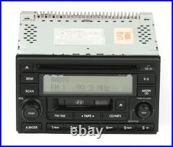 2005-2006 Tucson Hyundai AM FM Radio mp3 CD Cassette Player 961802E100 OEM 2005-2006 Tucson Hyundai AM FM Radio mp3 CD Cassette Player 961802E100 OEM