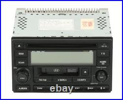 2005-2006 Tucson Hyundai AM FM Radio mp3 CD Cassette Player 961802E100 OEM 2005-2006 Tucson Hyundai AM FM Radio mp3 CD Cassette Player 961802E100 OEM