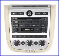 2006-2007 Nissan Murano AMFM Radio 6 Disc CD/MP3 Cassette Player Part 28188CC200