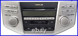 2006 Lexus RX400H Radio Single-Disc CD Cassette Player Part 8612048510 Opt P6847