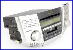 2007-09 Lexus RX400H AMFM SAT Radio 6 Disc CD Cassette Player Part 86120-48A20-1