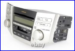 2007-09 Lexus RX400H AMFM SAT Radio 6 Disc CD Cassette Player Part 86120-48A20-1