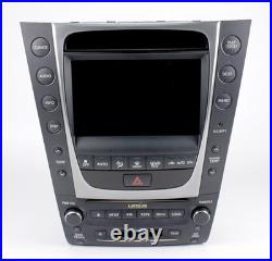 2008-09 Lexus GS450H AM FM SAT Radio 6 Disc Cassette Player 86120-30F90-C0 P6868