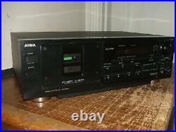 AIWA AD-F800 Cassette Tape Deck 3 Head SERVICED! Dolby B C HX Pro Japan NICE
