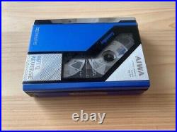 AIWA HS-P7 Cassette Boy Stereo Cassette Player Maintained Blue 80's