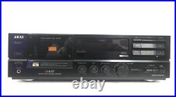 AKAI GX-65 Stereo Cassette Deck 3 Head Vintage 1990 Refurbished Work Good Look