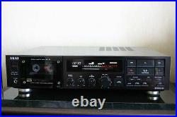 AKAI GX-73 3-Head Stereo Cassette Deck 100v Maintained Great Working Free Ship