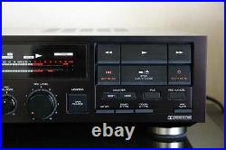 AKAI GX-73 3-Head Stereo Cassette Deck 100v Maintained Great Working Free Ship