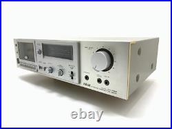 AKAI GX F25 Stereo Cassette Deck 2 Head Vintage 1981 Refurbished WORK Good Look