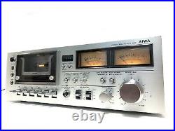 Aiwa AD-6600E Stereo Cassette Deck 2 Head Vintage 1978 Hi Fi Work 100% Good Look