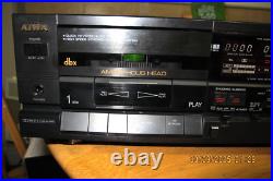 Aiwa AD-WX808 Stereo Cassette Tape Deck, Refurbished, works Great