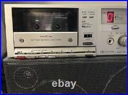 Aiwa CS-880U Vintage BoomBox Cassette Player VHTF Rare New Belts And Cones