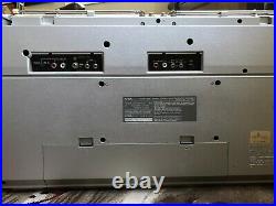 Aiwa CS-880U Vintage BoomBox Cassette Player VHTF Rare New Belts And Cones