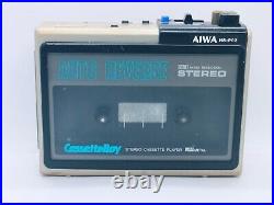 Aiwa HS P02 Walkman Cassette player fully serviced and belted with case Refurbed