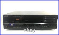 Akai GX-65 Stereo Cassette Deck 3 Head Vintage 1990 Refurbished Like New