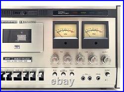 Akai Gxc 510D Tape Deck Cassette 2 Head Rare Vintage 1976 Refurbished Good Look